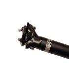 31,6x400mm KALLOY Fekete alu nyeregszár 339g