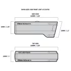 BLACKBURN DAYBLAZER 1100 lumen AKKUMULÁTOROS USB ELSŐ LÁMPA 140g