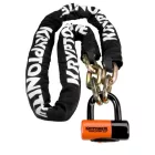 Kryptonite New York + Evolution 4 DiscLock lakat kulcsos láncos zár [100 cm]
