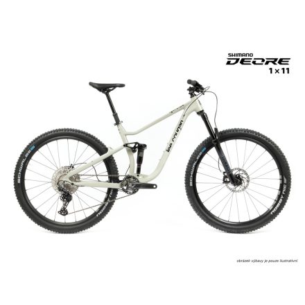 MTB 29" Lee Cougan Quest Shimano Deore 1x11, L-es méret -19" (48cm) - fényes szürke színű trail kerékpár