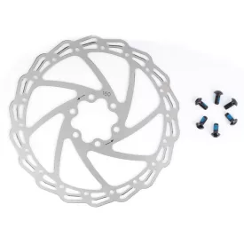 160mm 6 csavaros ALHONGA HJ-ADR 1606 féktárcsa csavarokkal