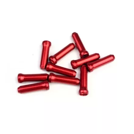 Spyral 2 mm-es alumínium bowdenvég kupak 1 db, piros