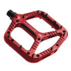 OneUp Wave ipari csapágyas Alu platform pedál Piros 355g