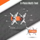 Granite Stash Multi-Tool 8 funkciós Tapered villanyakba Szerszámkészlet fekete Akció