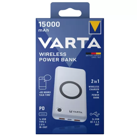 Varta powerbank vezeték nélküli akkumulátor