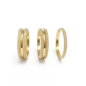   NG Sports Knurlee Premium hézagoló szett, 1 1/8"/28.6, 1x10mm/1x5mm/1x2.5mm, cash-eema arany