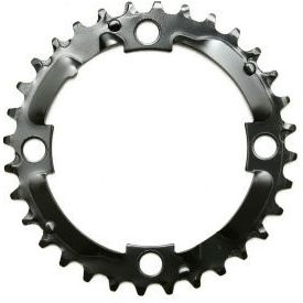 Spyral 104/32T fekete acél lánckerék 3x9seb.