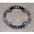 104mm 34t ALU Narrow Wide Kerek Spyral/Snail fekete lánckerék