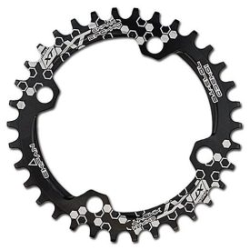 Narrow Wide 104mm 36T fekete Alu lánckerék