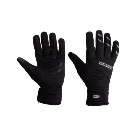 Contec Frigid TR téli hosszú ujjú kerékpáros kesztyű [fekete-szürke, XXL]