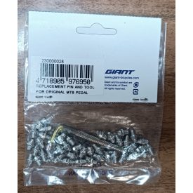   Platform pedálhoz tüske készlet Giant 40db Ezüst, szerszámmal
