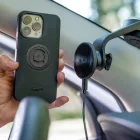 SP Connect okostelefon tartó szélvédőre vezeték nélküli töltővel, MagSafe okostelefon tartó