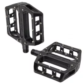   Spyral Botchy Pin Wellgo B087 cserélhető tüskés alu platform pedál Fekete