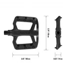 FUNN Taipan S 95x80x14mm DH/BMX ipari csapágyas kompozit gyerek pedál türkiz
