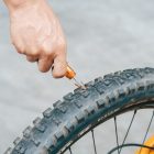 Granite Suture Aero tubeless defektjavító készlet CO₂-vel narancs színű