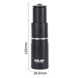 Spyral KORMÁNYSZÁR EMELŐ ESLNF 28,6X120mm fekete alu