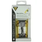 Topeak Mini 20 Pro Multiszerszám 76 x 42 x 18 mm, 151g (arany, fekete, ezüst színben)