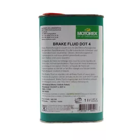   Fékfolyadék Motorex BRAKE FLUID DOT 4 (165 °C forráspont) 1L