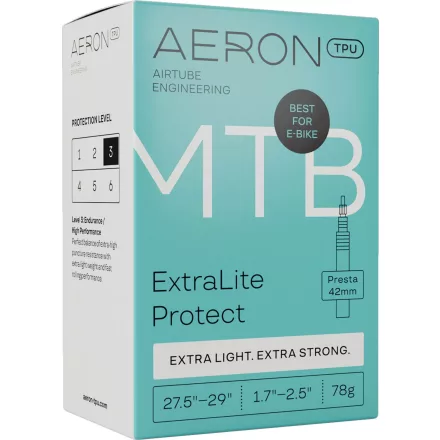 Belső AERON 27.5/29'X1.7-2.5' MTB ExtraLight Protect Presta 42mm 90g