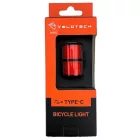 Lámpa Hátsó Velotech Pro Halfdom LED USB