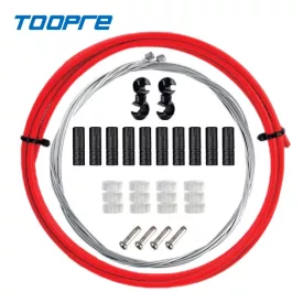   Toopre váltóbowden szett 2000mm ház + első + hátsó bowden + végek piros