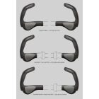 Markolat Ergon komfort GP5-S Gripshift extra hosszú szarvval fekete/szürke