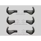 Markolat Ergon komfort GP2-S Rohloff/Nexus kis szarvval fekete