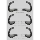 Markolat Ergon komfort GP5-S Rohloff/Nexus extra hosszú szarvval fekete/szürke