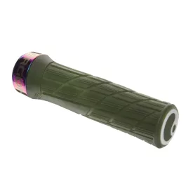   Ergon Enduro GE1 Evo Factory Frozen Stealth OilSlick Zöld Markolat bilincses 105g/pár