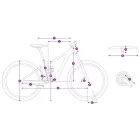 Liv Intrigue X Advanced E+ Elite 2 (2024) liláskék női elektromos fully trail kerékpár
