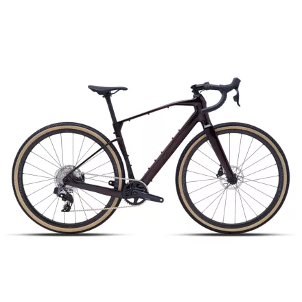 S-es Polygon TAMBORA G8X BROWN 1x12 700C (2024) barna carbon gravel kerékpár