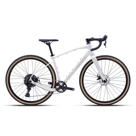 Polygon TAMBORA G4 1x12 700C 2024 fehér alu vázas carbon villás flip-chipes gravel kerékpár