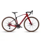 Polygon TAMBORA A5 2x11 700C 2025 piros alu vázas carbon villás flip-chipes gravel/országúti kerékpár