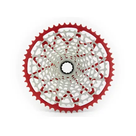 12 seb. 10-52T GARBARUK Gen2 T-Type Transmission SRAM XD/XDR fogaskoszorú 370g piros