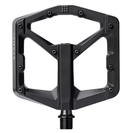 CRANKBROTHERS STAMP 2 NAGY 114x111mm, 474g ipari csapágyas Alu PLATFORM PEDÁL FEKETE