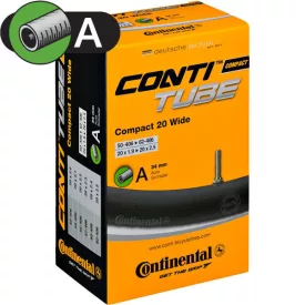   20x1,90-2,50 Continental Compact20 Wide A34 50/62-406 dobozos kerékpár tömlő