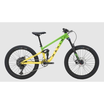 Marin RIFT ZONE JR 24 alu fully trail gyerek kerékpár sárga-zöld