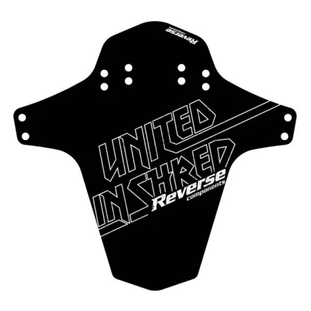 Reverse UNITED IN SHRED Fekete-Fehér Enduro / DH sárvédő