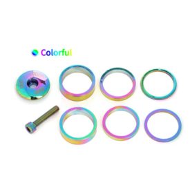   1 1/8" (2x2mm, 2x5mm 2x10mm) ONO OilSlick Alu kormánycsapágy hézagoló szett csavarral