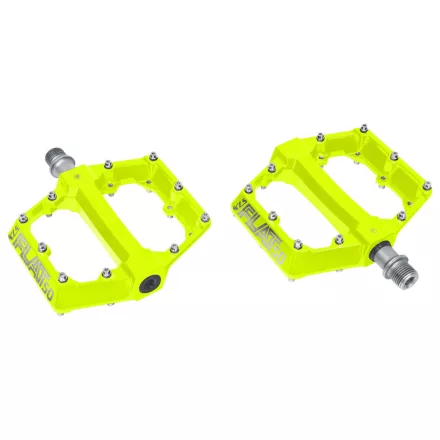 KLS Flat 50 ipari csapágyas 115 x 108mm 550g Lime Neonsárga platform pedál