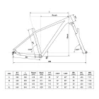 29" KELLYS Gate 30 szürke/sárga XC kerékpár