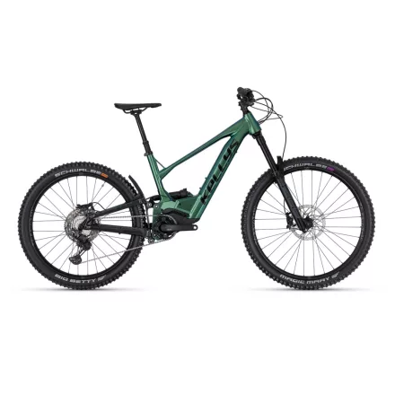 S-es KELLYS Theos R50 Panasonic 29"/27.5" 725Wh E-MTB elektromos Trail kerékpár Zöld  