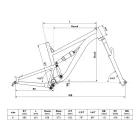 27.5" KELLYS Swag 10 Szürke enduro S-es kerékpár