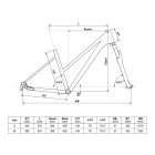 700 KELLYS Pheebe 50 Fehér színű kerékpár