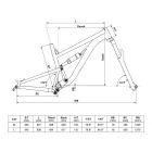 29"/27.5" KELLYS Swag 10 Kvarc Kék enduro kerékpár