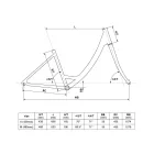 28" KELLYS Avery 50 Grafit szürke városi S-es kerékpár