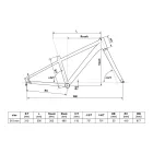 24" KELLYS Marc 90 12.5" ezüst/narancs kerékpár