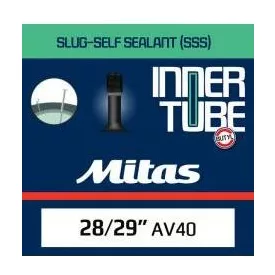 Gumitömlő 29x1,75/2,45 Mitas Autószelepes 40mm 