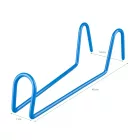 Szerelőállványhoz kormány egyenesben tartó FORCE, acél, kék