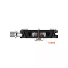 Tatze Contact Combi ipari csapágyas alu SPD / Platform hibrid MTB / Gravel pedál fekete